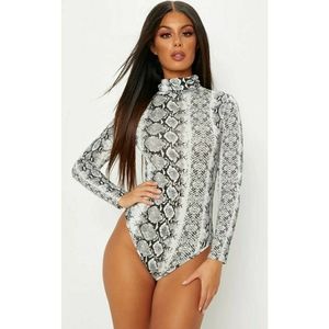 **FINAL PRICE** Snake turtleneck bodysuit